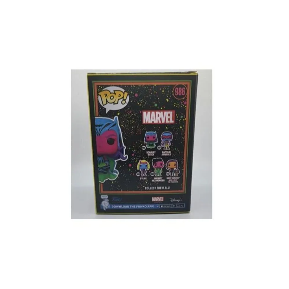 Funko Pop! Marvel: Scarlet Witch (Black Light) #986 Vinyl Figure – Target Exclus